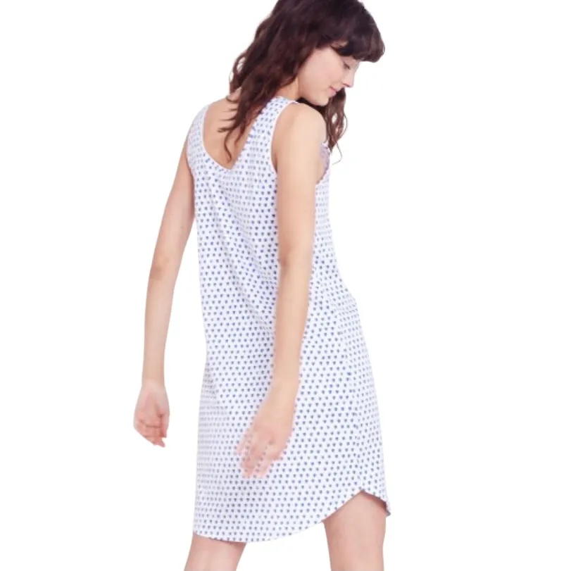 Roller Rabbit Blue Hearts Alba Sleep Dress
