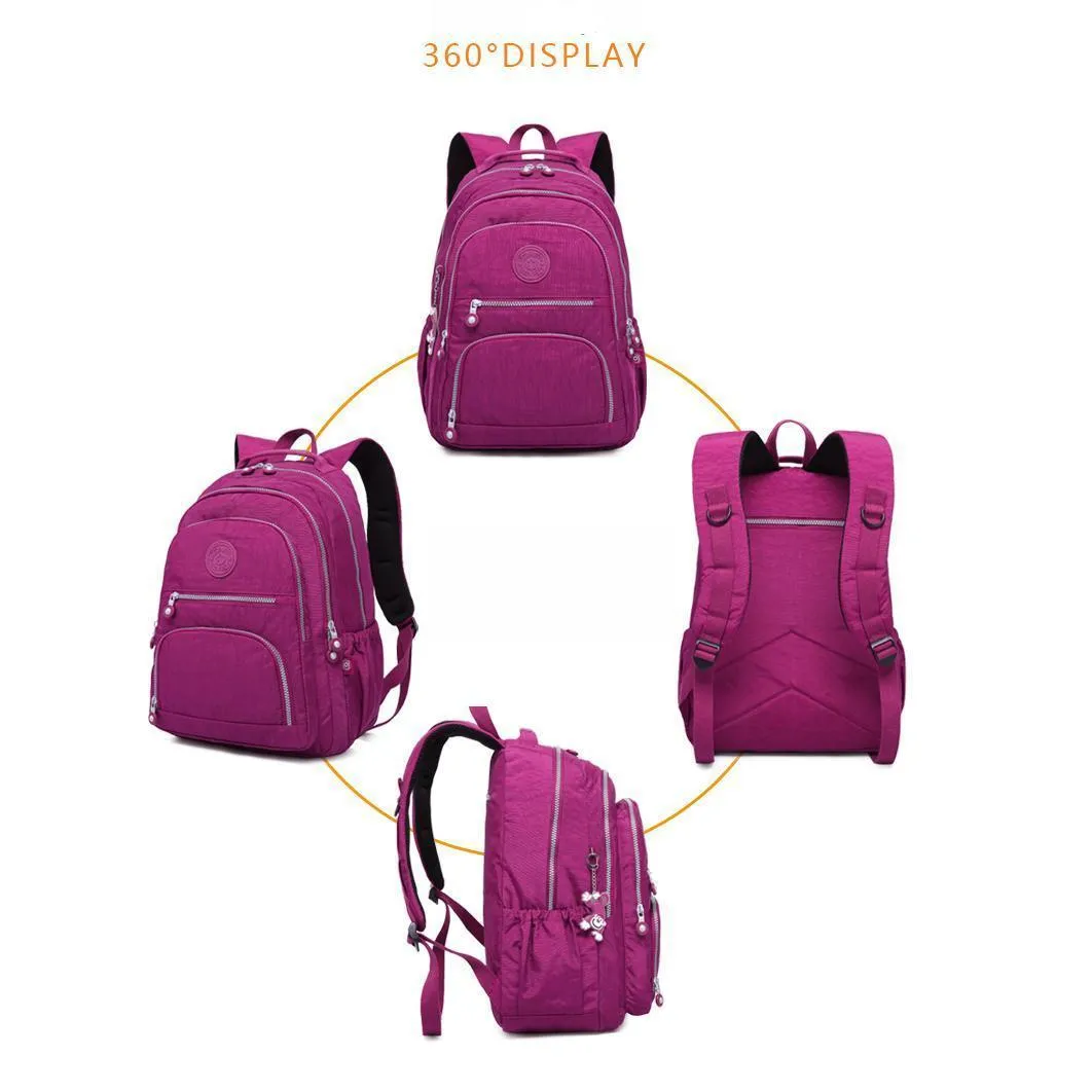 School Backpack for Teenage Girl Waterproof Large Capacity Travel Backpack