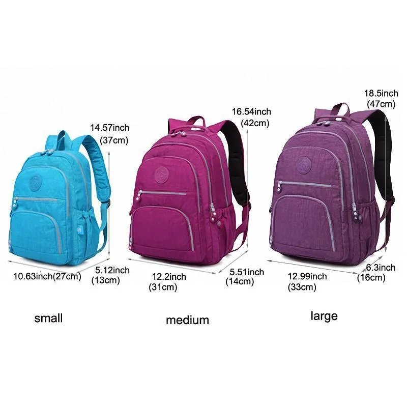 School Backpack for Teenage Girl Waterproof Large Capacity Travel Backpack