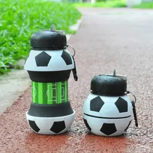 Sporty Foldable Silicone Water Bottle