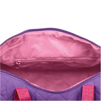 Stephen Joseph Quilted Duffle Bag, Purple Unicorn