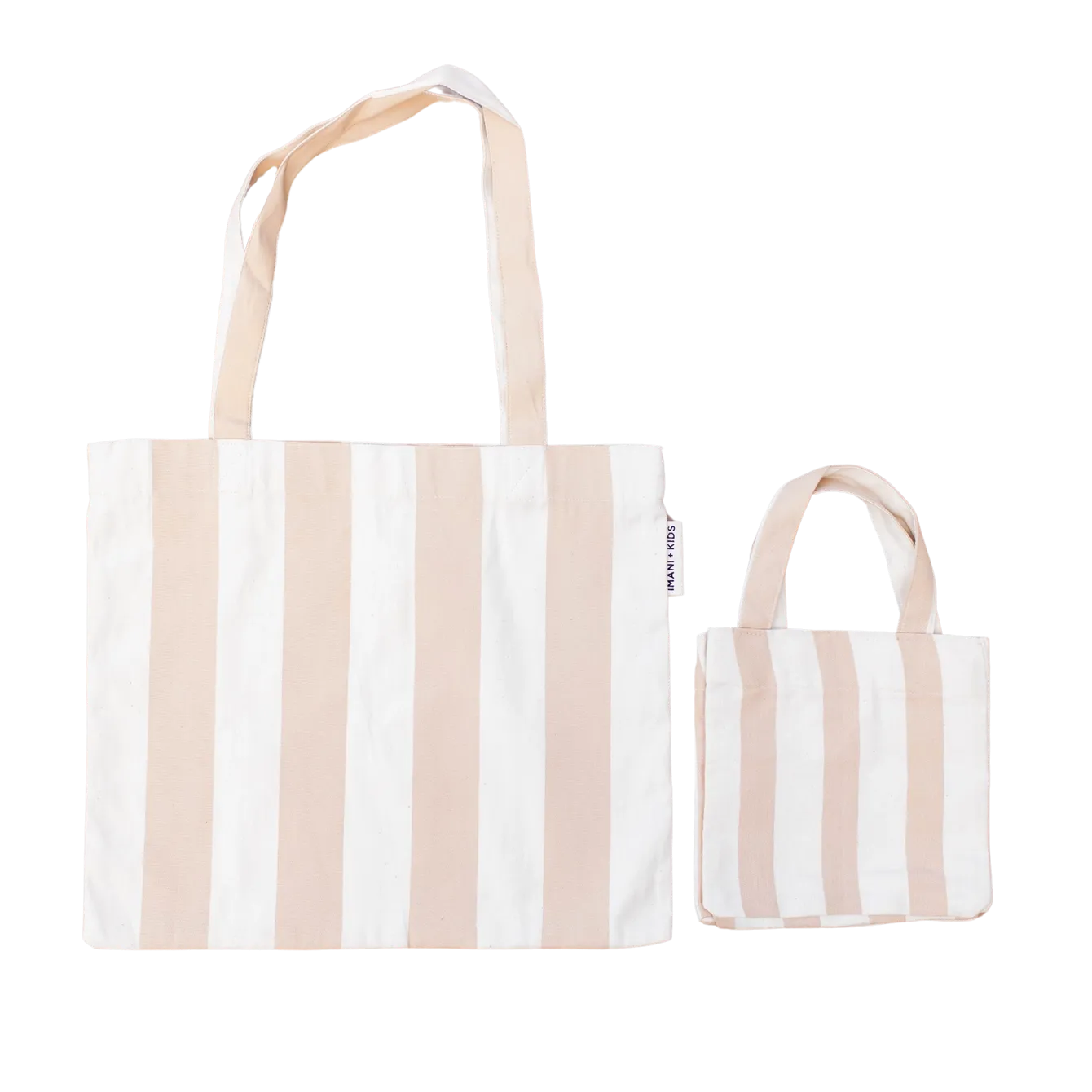 Striped Mommy   Me Tote