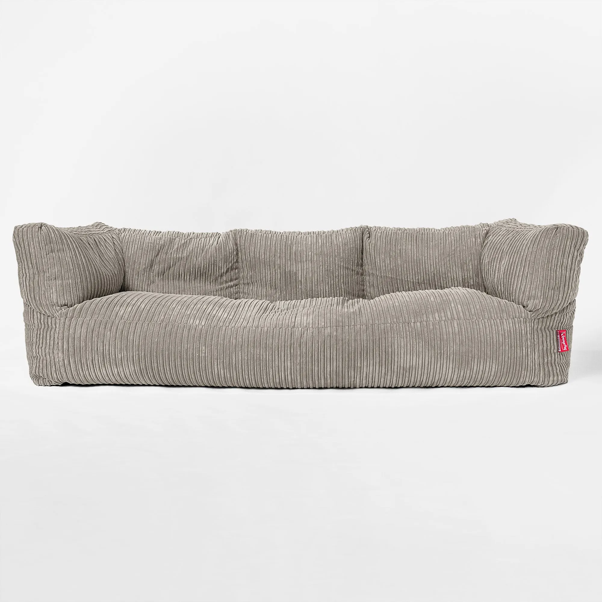 The 3 Seater Albert Sofa Bean Bag - Cord Mink