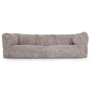 The 3 Seater Albert Sofa Bean Bag - Ultra Plush Cord Minky