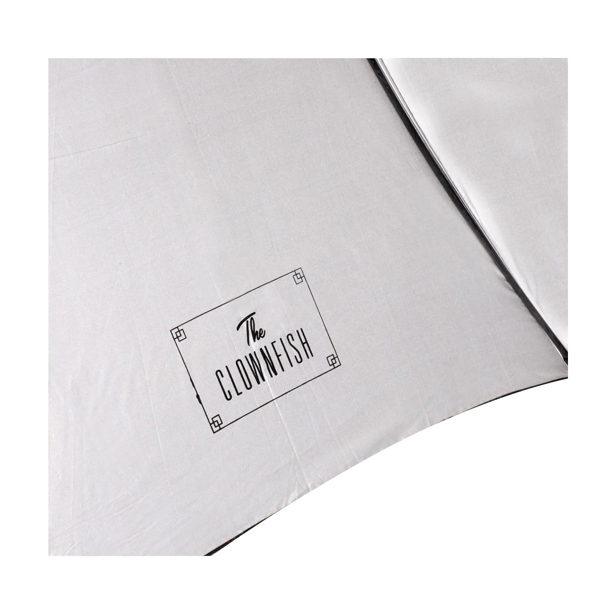 THE CLOWNFISH Umbrella Crescenta Series Single Fold Auto Open J- shape Handle Waterproof Taffeta Polyester 190 T Umbrellas For Men and Women (Checks Design-Dark Brown)