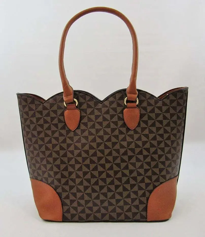 Tote Bag Scalloped Edge 3-in-1 Set
