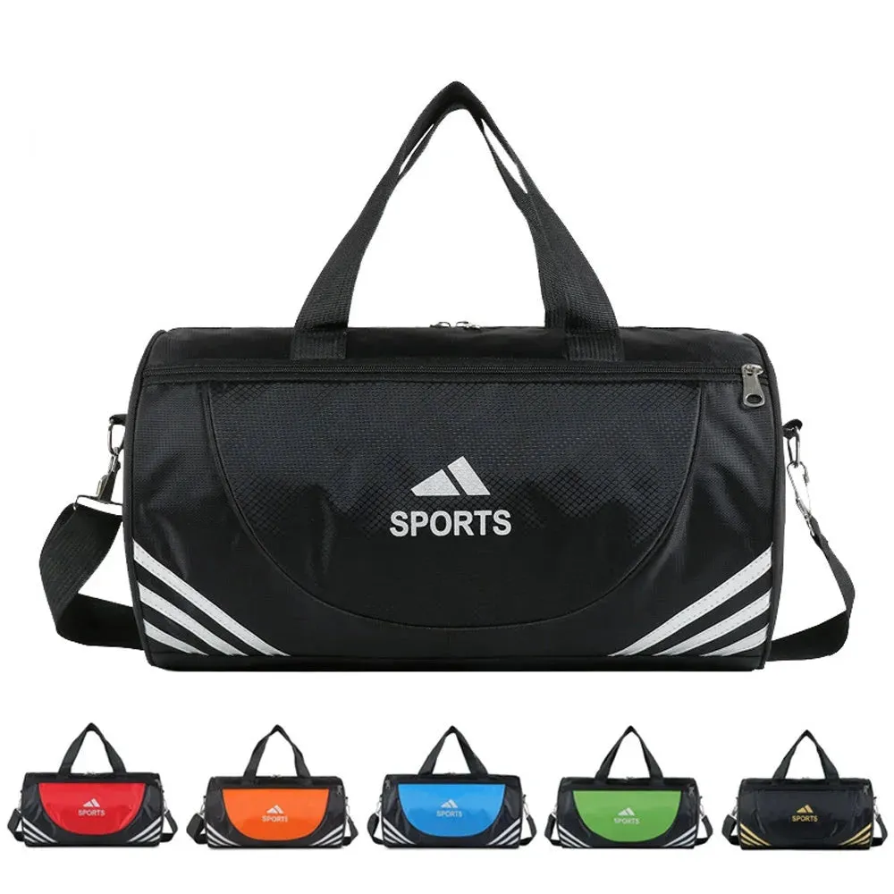 Versatile Waterproof Nylon Gym Bag for Fitness & Travel
