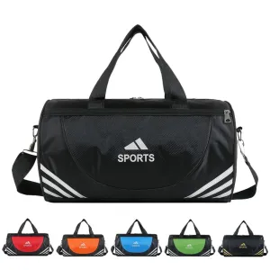 Versatile Waterproof Nylon Gym Bag for Fitness & Travel