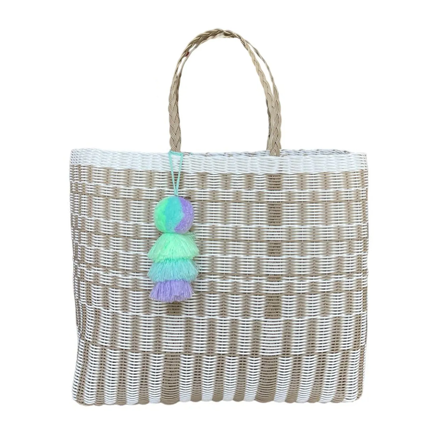 White Sand Citron Tote