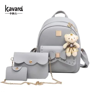 Women Pu Leather Back Pack