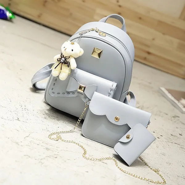 Women Pu Leather Back Pack