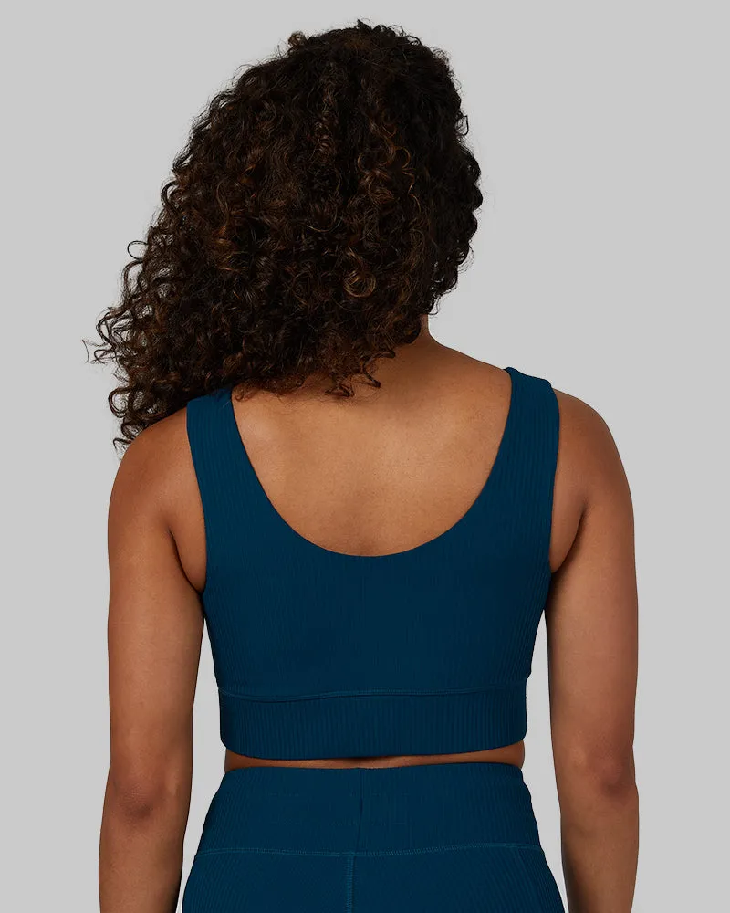 WOMEN'S ACTIVE RIB HIGH NECK SPORTS BRA
