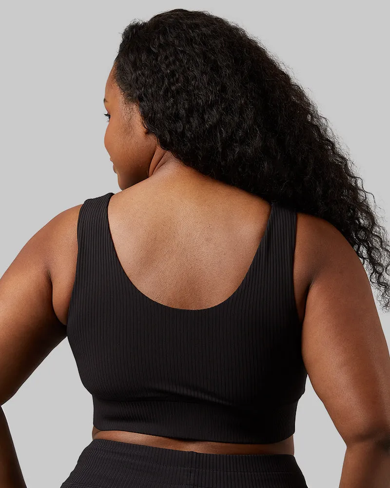 WOMEN'S ACTIVE RIB HIGH NECK SPORTS BRA