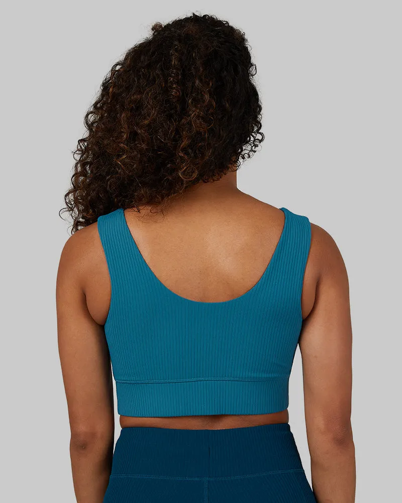 WOMEN'S ACTIVE RIB HIGH NECK SPORTS BRA