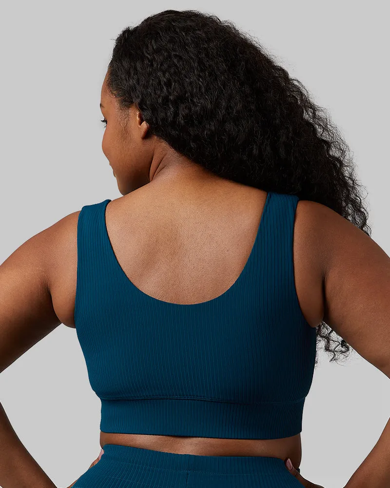 WOMEN'S ACTIVE RIB HIGH NECK SPORTS BRA