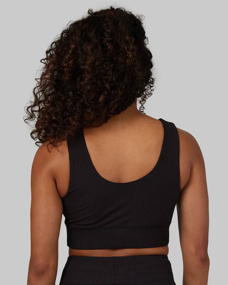 WOMEN'S ACTIVE RIB HIGH NECK SPORTS BRA