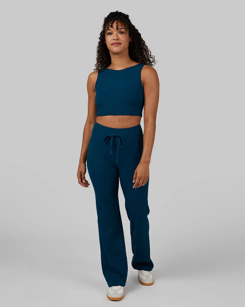 WOMEN'S ACTIVE RIB HIGH NECK SPORTS BRA